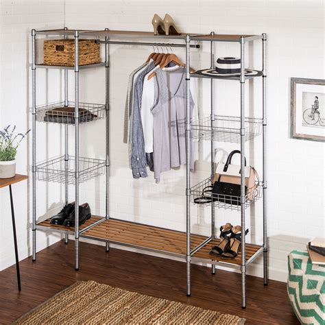 metal free standing closet